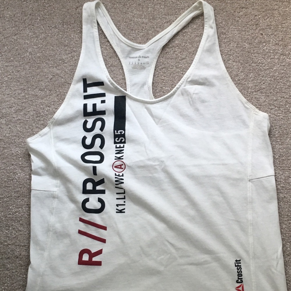 Reebok Crossfit White Tank Top